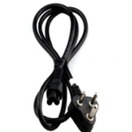 Laptop Power Cable Cord 1.2 Mtr 3 Pin Adapter Heavy Duty (Black) - Image 4