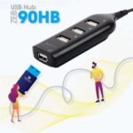 ZEB-90HB is a high-speed USB HUB with 4 ports that feature USB 2.0 and come in a 50 cm long cable. - Image 4