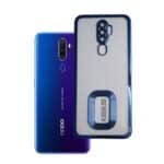 OPPO A9 2020 / A5 2020 Back Cover | Transparent Shockproof Case with Ring Holder Stand & Camera Protection - Image 2