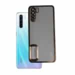 OPPO F15 / A91 / Reno3 Back Cover | Transparent Shockproof Case with Ring Holder & Camera Protection - Image 2