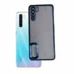 OPPO F15 / A91 / Reno3 Back Cover | Transparent Shockproof Case with Ring Holder & Camera Protection