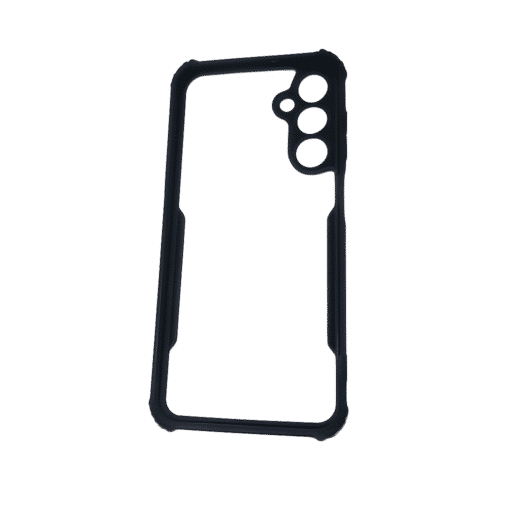 Samsung M34 5G Back Cover | Transparent Shockproof Case with Ring Holder Stand & Camera Protection - Image 3