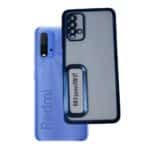 Redmi 9 Power / Redmi 9T Back Cover | Transparent Shockproof Case with Ring Holder Stand & Camera Protection - Image 9