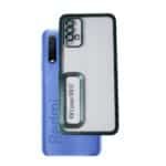 Redmi 9 Power / Redmi 9T Back Cover | Transparent Shockproof Case with Ring Holder Stand & Camera Protection - Image 4