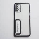 Redmi 9 Power / Redmi 9T Back Cover | Transparent Shockproof Case with Ring Holder Stand & Camera Protection - Image 8