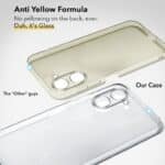 Realme C33 Back Cover | Transparent Shockproof Case with Ring Holder Stand & Camera Protection - Image 4