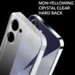 Realme C33 Back Cover | Transparent Shockproof Case with Ring Holder Stand & Camera Protection - Image 3