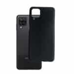 Samsung A12 Back Cover | Transparent Shockproof Case with Ring Holder Stand & Camera Protection