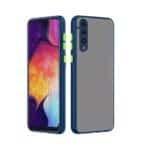 Samsung A50 Back Cover | Transparent Shockproof Case with Ring Holder Stand & Camera Protection