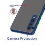 Samsung A50 Back Cover | Transparent Shockproof Case with Ring Holder Stand & Camera Protection - Image 6