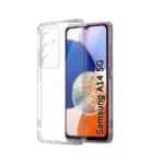 Samsung A12 Mobile Cover | Transparent Shockproof Back Case with Ring Holder Stand & Camera Protection