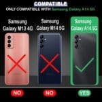 Samsung A12 Mobile Cover | Transparent Shockproof Back Case with Ring Holder Stand & Camera Protection - Image 4