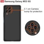 Ultra Slim Matte Back Cover for Samsung Galaxy M33 5G | Soft Silicone Shockproof Case with Camera Lens Guard - Image 3