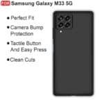 Ultra Slim Matte Back Cover for Samsung Galaxy M33 5G | Soft Silicone Shockproof Case with Camera Lens Guard - Image 4