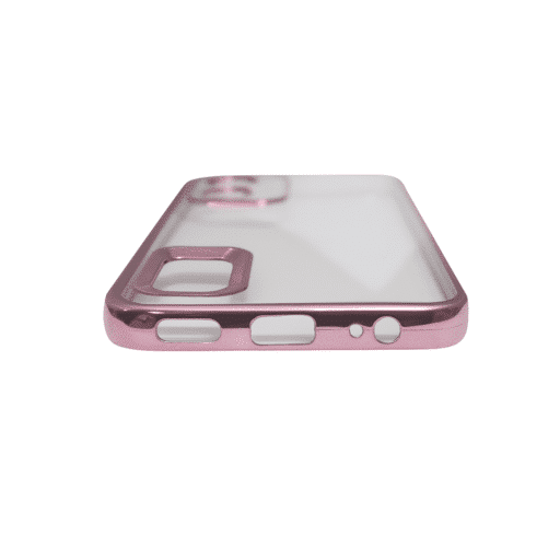 Vivo Y02s Blue Frame Back Cover | Transparent Shockproof Case with Color Frame & Camera Protection - Image 6