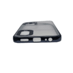 Vivo Y02s Blue Frame Back Cover | Transparent Shockproof Case with Color Frame & Camera Protection - Image 3