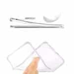 Vivo Y21 Back Cover | Transparent Shockproof Case with Ring Holder Stand & Camera Protection - Image 3