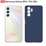 Samsung Galaxy M34 5G / F34 5G Back Cover | Camera Protection Bumper Case | Slim Matte Shockproof Mobile Cover - Image 2