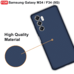 Samsung Galaxy M34 5G / F34 5G Back Cover | Camera Protection Bumper Case | Slim Matte Shockproof Mobile Cover - Image 5