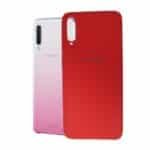 Samsung A12 Mobile Cover | Transparent Shockproof Back Case with Ring Holder Stand & Camera Protection